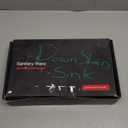 Brushed Gold Bathroom Faucets, Waterfall Bathroom Sink Faucet Single Handle Bathroom Faucet for 1 or 3 Hole, Mixer Tap Vanity Faucet with Deck Plate, Pop-up Drain and Supply Hoses