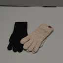 REACH STAR Winter Gloves for Women Touch Screen Thermal Lining Warm Gloves Cold Weather Christmas Gifts (Black)