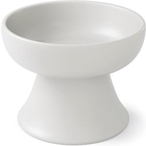 Raised Cat Food Bowl Elevated Cat Bowl MINO Ceramics Made in Japan for Cats and Small Dogs (Regular, White) Raised Cat Food Bowl Elevated Cat Bowl MINO Ceramics Made in Japan for Cats and Small Dogs (Regular, White)