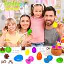 Easter Basket Stuffers,24 Pack Fun Easter Brain Teaser Puzzle Toys, Egg Fillers, Filled Easter Eggs for Kids,Mind-Challenging Puzzle Games & Party Favors for Teens