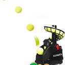 SCIFANTA Portable Tennis Ball Tosser(3.7lb) for Self-Play|Ball Launcher Beginners/Kids/Coaches/Home-Court|Accurate&Efficient Feed Buddy for All-Levels/Ages|AC&Battery Powered