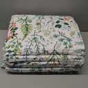 Travan 3-Piece Floral Quilt Super King Quilt Bedding Set, Ultra Soft & Fade Resistant Super King Size Quilt Set for All Season, Exquisite, 120 * 120 Inch