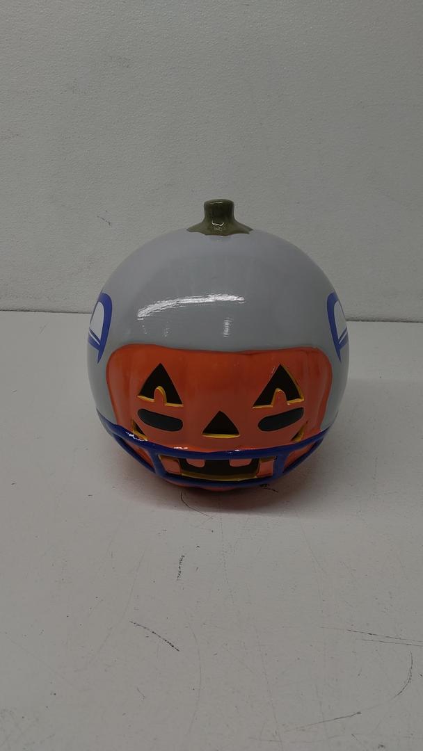 Handmade Mexican Pottery Pumpkin Jack O’ Lanterns - 6.5” Tall Talavera Candle Holders - Unique Painted Designs
