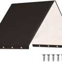 Playset Canopy Replacement,52 x 90 Playground Canopy,Swing Set Replacement Tarp Canopy Replacement,Kids Playground Roof Canopy,Outdoor Swingset Shade,Sunshade Snow Proof Tent Cover (Black)