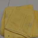 Belizzi Home Ultra Soft 3 Pack Cotton Towel Set, Contains a Bath Towel 28x55 inch, a Hand Towel 16x24 inch & a Wash Coth 12x12 inch, Ideal Everyday use, Compact & Lightweight - Lime Yellow