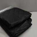 PETICON SUV Cargo Liner for Dogs, Waterproof Pet Cargo Cover Dog Seat Mat for SUVs Sedans Vans with Bumper Flap Protector, Non-Slip, Large Size Universal Fit, Black