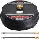 Twinkle Star 15" Pressure Washer Surface Cleaner with 2 Pressure Washer Extension Wand, 3100PSI