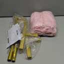 7.2ft Round Backdrop Stand and Pink Covers 1 Stable Balloon Arch Stand with Base and 1 Polyster Circle Arch Covers Metal Wedding Arch Backdrop Stand Frame for Parties Baby Shower Garden Decorations