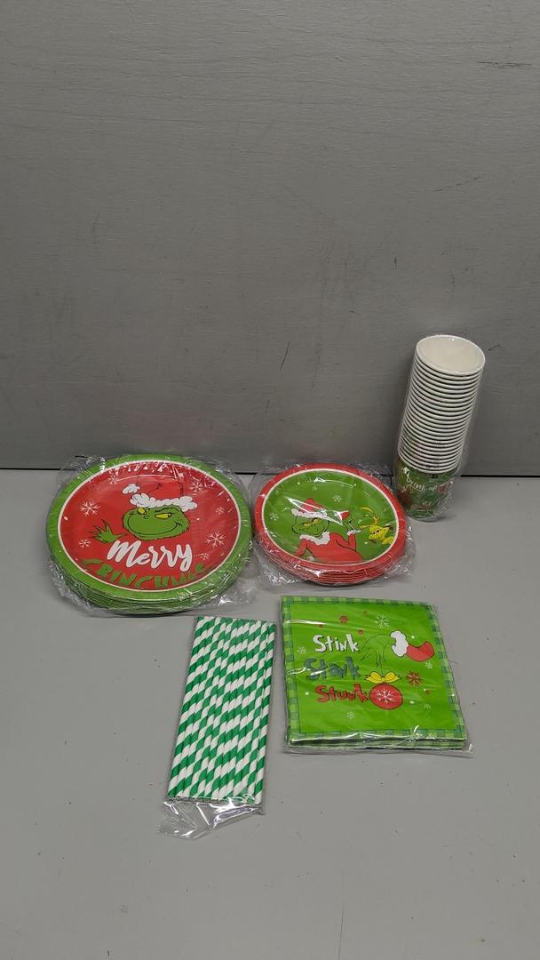 Christmas Party Supplies Tableware Set