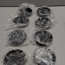 8 Pack Mini Tart Pans 4 Inch with Removable Bottom Round Nonstick Deep Quiche Pan, Heavy Duty Perfect for Baking Fruit Tarts, Quiches & Dessert