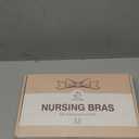 Nursing Bras for Breastfeeding, Seamless Ultra Comfort Maternity Bra, Natural Shape Pregnancy Bras for Women Large