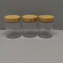 16oz Overnight Oats Jars,Overnight Oats Containers with Bamboo Lids for Meal Prep,Wide mouth Mason Glass Salad Jars with Spoons,Glass Food Storage Container for Yogurt Chia Pudding Spice Sugar(3Pack)