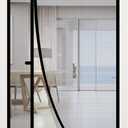 RELIANCER Fiberglass Magnetic Door Screen, Fit Doors Size 36"x84", Auto Close Screen Door Mesh w/ Magnets, Left Right Side Opening, Patio Doorway Net Screens, Self-Closing Doors Cover, Doorway Curtain Mesh