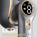 Portable Travel Steamer, 1200W Handheld Fabric Steamer for Clothes, 4Modes with LCD Display, Powerful Wrinkle Remover for Home & Travel, 150ml Water Tank 10S Fast Heat-Up, 180Swivel Handle, Grey Gold