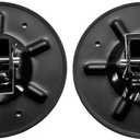 Qty (2) 362486 Replacement Rear Jack Foot Pad with Attachment Pins,9" Diameter, Fits 2" I. D. Spuare Tube Compatible with LC Hall Effect Ground Control 3.0 Leveling System