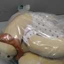 2-In-1 Tummy Time Mat and Seated Support with Sensory Toys for Newborns and Babies Includes Detachable Cushion for Supervised Play & Head/Neck Development (Sand)