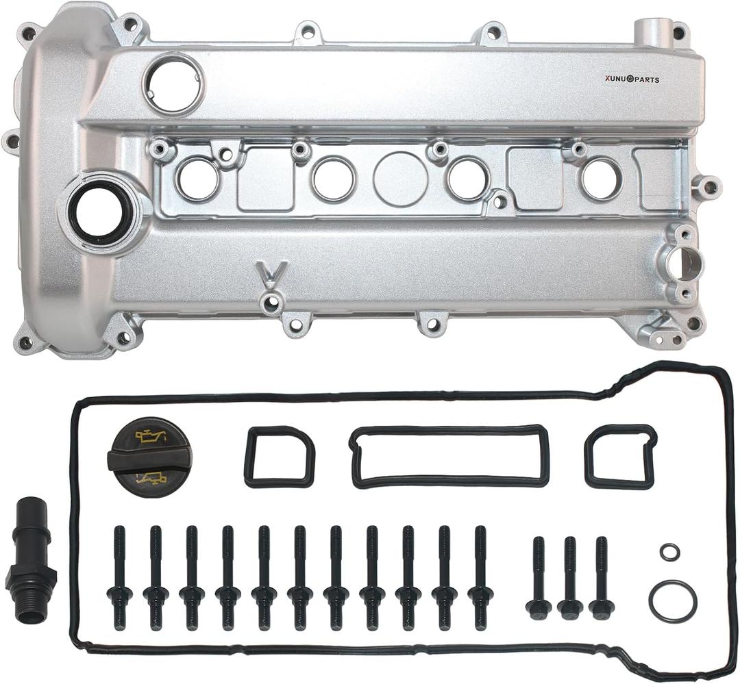 2.0L 2.3L Aluminum Valve Cover Compatible with 2006-2009 Mazda 3 Replace# L3N5-10-210C L3N5-10-210A L3N5-10-210B L3N510210C L3N510210A L3N510210B