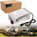Upgrade WF-9855 55 Amp RV Power Converter | Deck Mount Three-Stage Power Converter | Replacement for 9800 Series | Battery Charger with Reverse Polarity & Thermal Protection | for RVs Camper Trailer