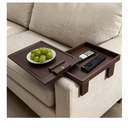 TV Tray Snack Table Sofa Table with 360 Rotation Drawer Storage Adjustable Legs 4.33 to 8.66in for Couch Laptop Desk Bamboo Stable Non-Slip TV Dinner Tray Table Gift for Living Room Home Office