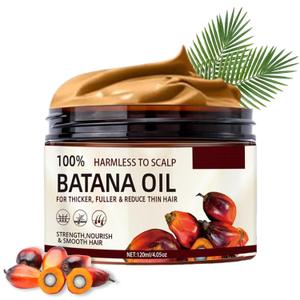 Raw Batana Oil for Hair Growth, 100% Raw Batana Oil for Hair, Natural Unrefined Hair Growth Cream Prevent Hair Loss, Restores Damaged Hair and Scalp (1pcs)