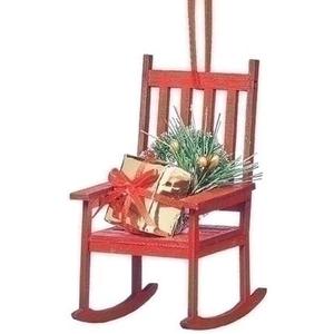 Roman Holiday Tradition Rocking Chair Hanging Ornament, 5-inch Height, Christmas Decoration