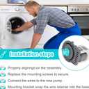 EAU61383503 lg Washer Circulation Pump, M120-2 Drain Pump EAU62263303 Drain Motor for lg Kenmore Elite Washer Replaces 4681EA2001V 4681EA2001C 2246861 AP5620091 -Figure 6 Shows More Compatible Models