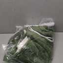 Electric Throw Blanket 50" x 60" - Soft Flannel Sherpa Heated Lap Blanket with 5 Heating Levels & 4 Hours Auto Off, Electric Throw Blanket as a Gift for Grandma, Machine Washable (Green)