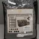 ULTICOR Reclining Loveseat with Middle Console Slipcover, 8-Piece Velvet Stretch Sofa Covers, 2 seat Loveseat Recliner Cover, Thick, Soft, Washable (Dark Grey)