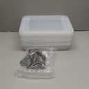 Citylife 3 PCS Plastic Storage Bins with Latching Lids Portable Project Case Clear File Box Stackable Storage Containers for Organizing A4 Paper, Photo, Document, Scrapbook (5QT)