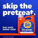 Tide Ultra Oxi Boost Liquid Laundry Detergent, 148 fl oz, 105 Loads, Advanced Stain Remover with Extra Oxi Power