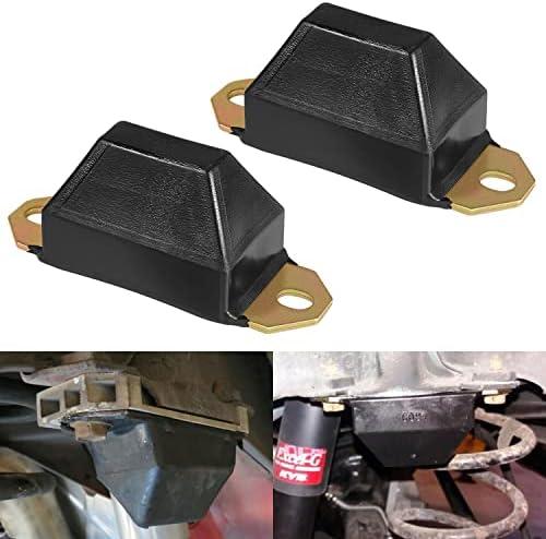 Universal Bump Stop Leaf Spring Bumper Set 9.9137G Fit For Many Cars, Trucks and SUVs, And For 1976-1983 Jeep CJ5 & 1976-1986 Jeep CJ7