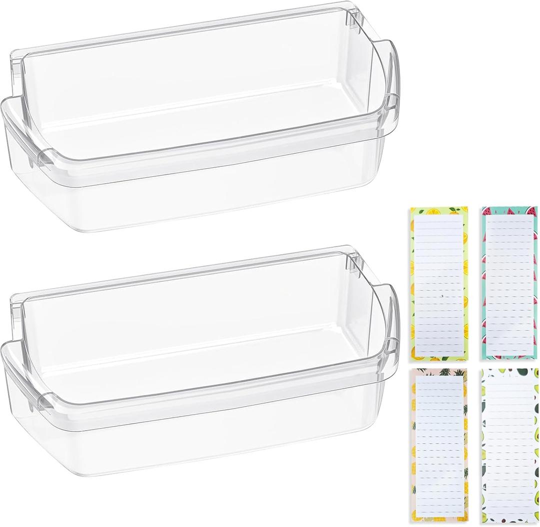 [2 PACK] Upgraded W10803530 Refrigerator Door Shelf Replacement for Whirlpool Refrigerator Door Shelf Bin,W10582649 for Maytag Whirlpool Fridge Door Shelf Parts WRT311FZDW01 WRT311FZDW00 Door Shelves