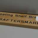 2pcs Floating Shelf Bracket Heavy Duty,Decorative Floating Shelf Hardware Hidden Black Metal Fireplace Mantel Brackets Without Jig (34"X6"X1.0" Without Tools)