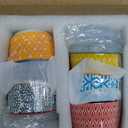 Selamica Ramekins with Lids 4 oz Oven Safe, Creme Brulee Ramekins Souffle Dishes with Covers, Stackable Ceramic Mini Ramekin Bowls Set for Dipping, Custard, Pudding, Baking, Set of 6, Assorted Colors