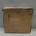 YUGALI 24” Christmas Wreath for Front Door with Lights Hanger Golden Ball Artificial Frosted Evergreen Pine Cones Gilded Forest Foliage Winter Outdoor Décor Indoor Wall Decorations