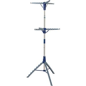 Honey-Can-Do 2-Tier Collapsible Tripod Drying Rack  Space-Saving Foldable Clothes & Laundry Rack, Portable Indoor/Outdoor Stand for Shirts, Towels & Garments