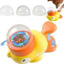 2-in-1 Interactive Slow Feeder Dog and Cat Slow Feeder Bowl Enrichment Toys Interactive Dog Toys Perfect for Small to Medium Puppy Duck-Shaped Puzzles Promotes IQ Training, Reduces Bloating