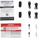 Rockville BT-Link Bluetooth Adapters (2), Aux to Bluetooth 5.0, Wireless Sync, DSP Audio, 35ft Range, Perfect for Home, Car, and Pro Audio Systems