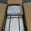 1 Gallon Glass Drink Dispenser with Stand,2 Pack Glass Beverage Dispenser with Stainless Steel Spigot,Water Lemonade Dispenser for Parties