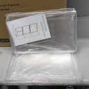 12 Pack Purse Organizer for Closet Size 14 Shoe Storage Box Stackable Acrylic Display Case Handbag Organizer with Magnetic Lid Transparent Storage Container for Sneaker, Boots, Hat, Book, Collectibles