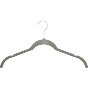 Amazon Basics Slim, Velvet, Non-Slip Shirt Clothes Hangers, Gray/Silver - Pack of 30
