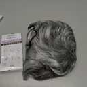 BECUS Gray Pixie Cut Wig – Short Wigs for Women Synthetic, Natural Looking Layered Grey Wig, Easy Wear Pixie Cut Wig for White Women Halloween & Cosplay Daily Use