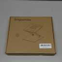 Laptop Stand for Desk, Adjustable Laptop Riser, Metal Foldable Computer Stand Holder Portable Notebook Mount, Ventilated Cooling Printer Stand Compatible with 10-15.6 Laptops