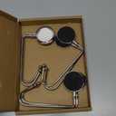 365park Christmas Stocking Holders for Mantle, 6 Pack Mantel Stocking Hangers Metal Hooks for Fireplace Christmas Xmas Party Decoration (Silver)