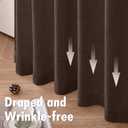 MIULEE Faux Linen Curtains 84 Inch Length 2 Panels Natural Semi Sheer Curtain with Back Tab Rod Pocket, Light Filtering Window Privacy Burlap Drapes for Living Room Bedroom 42W x 84L Brown