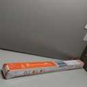 Reinforced 42 Extra Tall Retractable Baby Gates with Rods, Extends up to 60 Wide, Tall Retractable Dog Gate for Doorways Prevent Crawling Through Mesh Pet Gate Indoor Outdoor, Black