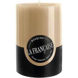 Pillar Candle - Made in Tunisia, Taupe Color, +/- 50-Hour Burn Time - 2.76 x 3.94 inches