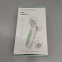 Momcozy BreezyClear 2-in-1 Electric Nasal Aspirator for Baby with Spray, 65kPa Hospital-Grade Suction, 4 Adjustable Levels, Quiet & Portable Nose Cleaner with Soothing Light & Music