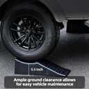 Heavy Duty Car Ramps for Oil Change,RV Wheel Ramp 20,000lbs Capacity,5.5" Lift Non-Slip Portable Vehicle Service Ramps for RV, Camper, Trucks,SUVs,Tandem Axle Trailer Tire Repair & Replacement(1 pack)