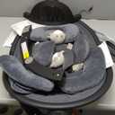 BabyBond Baby Swings for Infants, Bluetooth Infant Swing with Music Speaker, 3 Seat Positions, 5 Point Harness Belt, 5 Speeds and Remote Control - Portable Baby Swing for Indoor and Outdoor (Black)